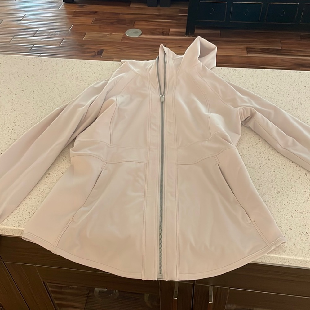 Lavender lululemon peplum jacket